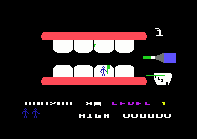 Tooth Invaders screenshot 4 for Commodore 64